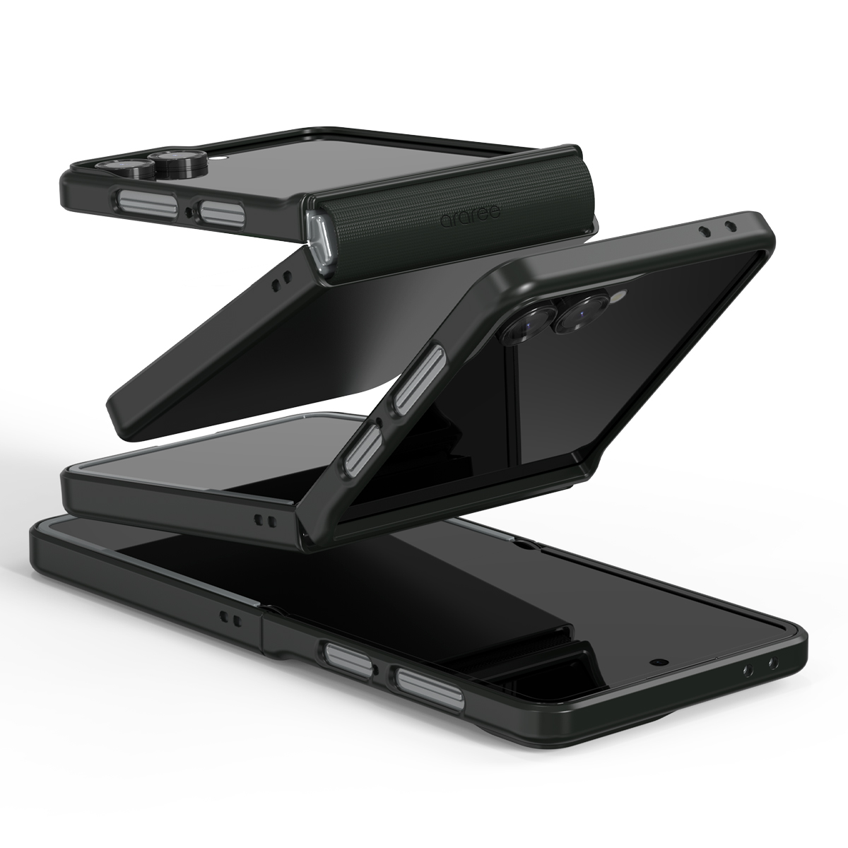Araree Aero Flex Magsafe Case Samsung Galaxy Z Flip 7 - Black