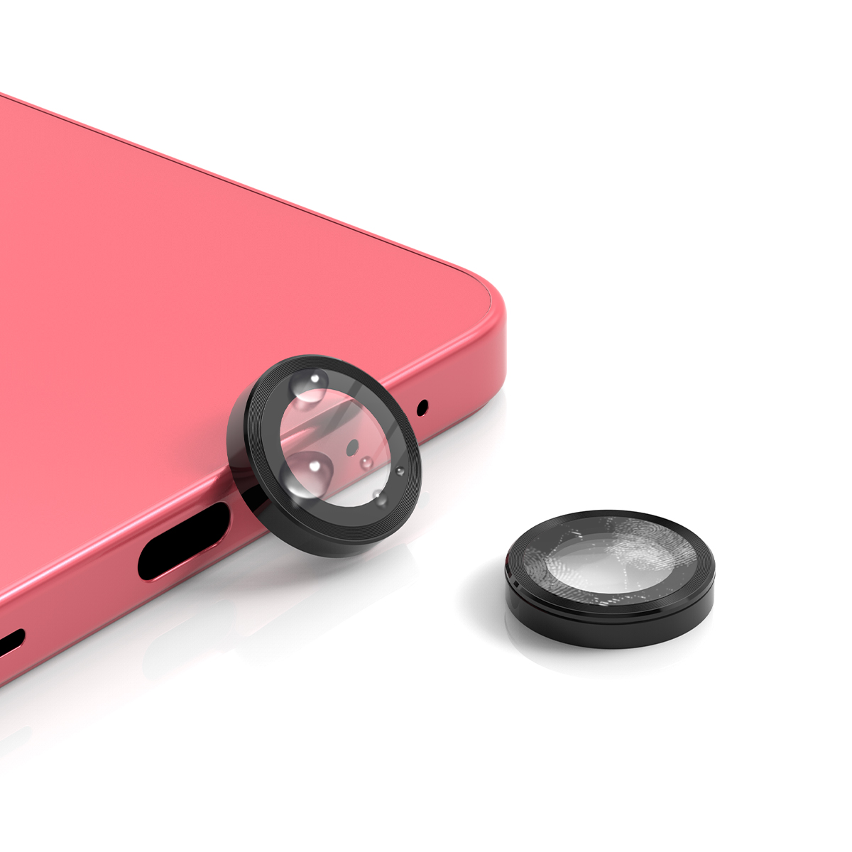 Araraee Camera Lens Ring Protection Samsung Galaxy Z Flip 7 - Clear - Image 7