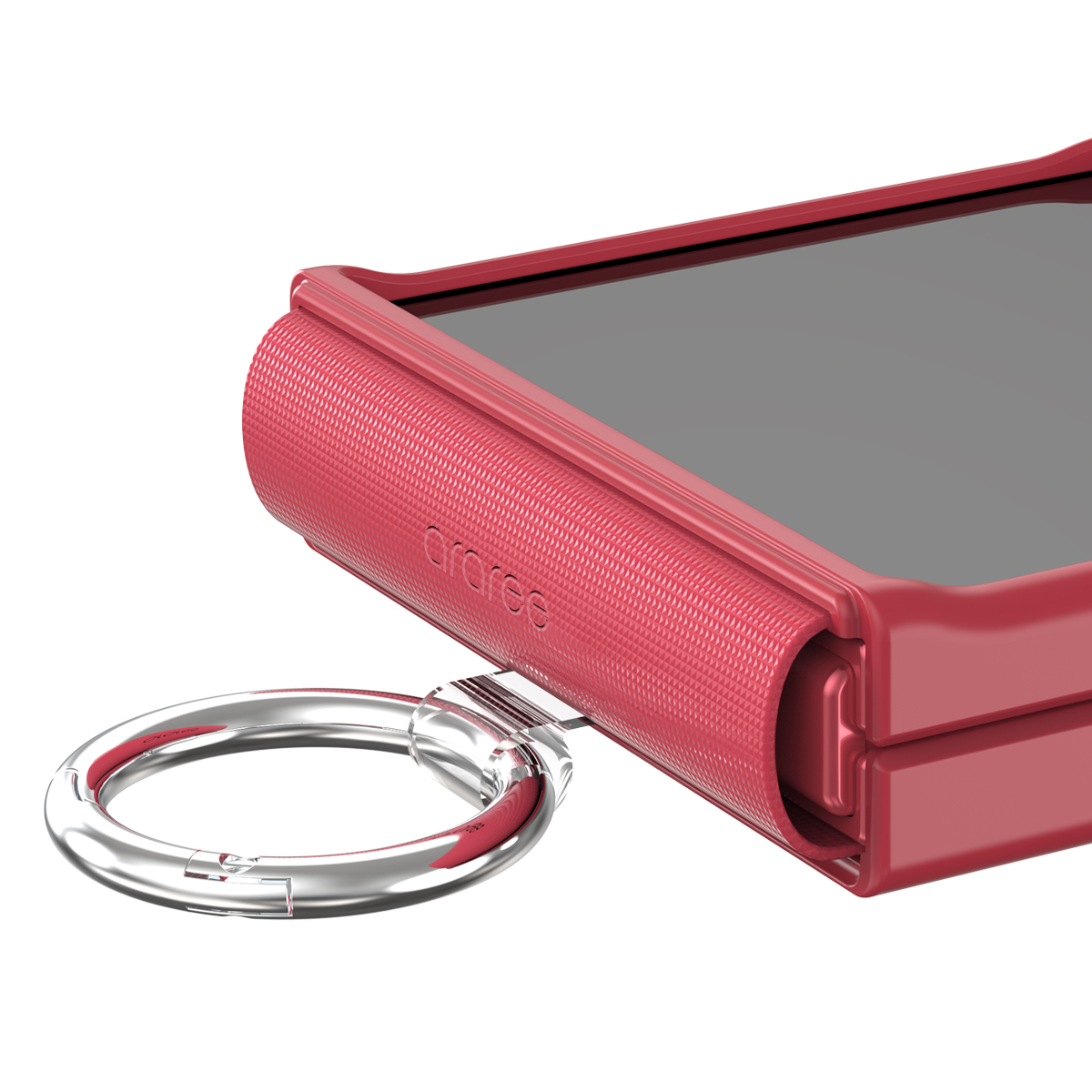 Araree Aero Flex Case With Finger Ring Holder Samsung Galaxy Z Flip 7 - Pink - Image 3