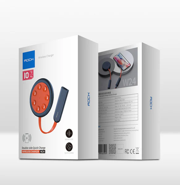 Rock Double-side Quick Charge Wireless Charger (W24) - Image 4