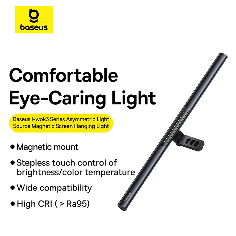 Baseus I-Wok 3 Series Asymmetric Light Source Magnetic Screen Hanging Light - Image 5