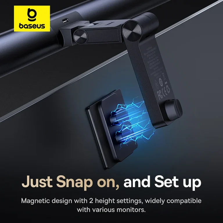Baseus I-Wok 3 Series Asymmetric Light Source Magnetic Screen Hanging Light - Image 2