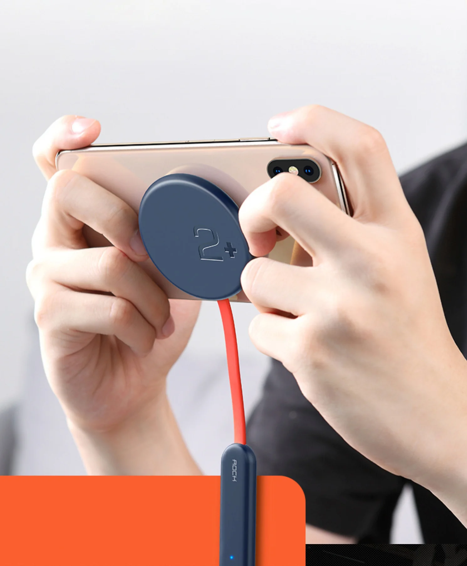 Rock Double-side Quick Charge Wireless Charger (W24) - Image 2