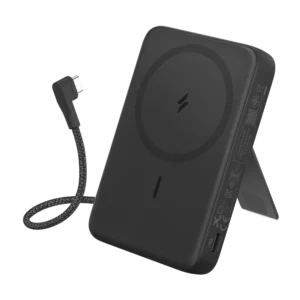 Anker Zolo Magnetic Power Bank (10K,30W,Built-in USB-C Cable) - Black