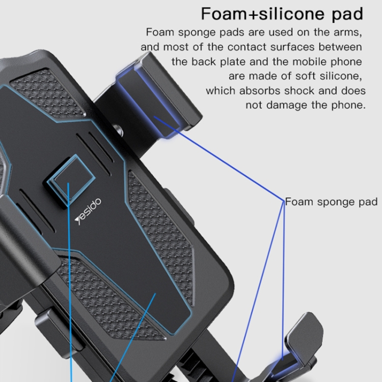 Yesido C94 Elastic Clip Phone Navigation Bracket - Image 5