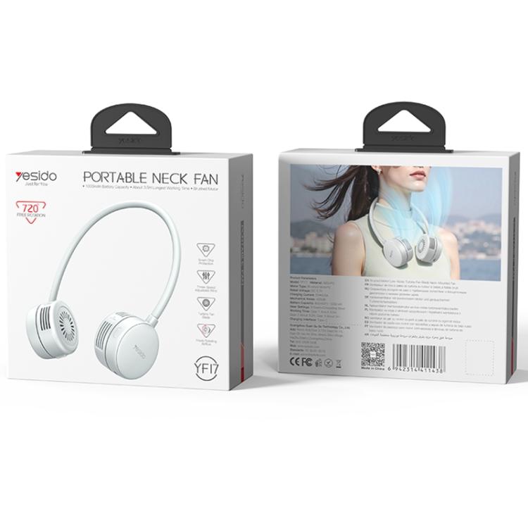 Yesido YF17 Portable Surround Neck Fan - Image 9