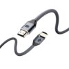 Powerology 8K HDMI Braided Cable 3M - Grey