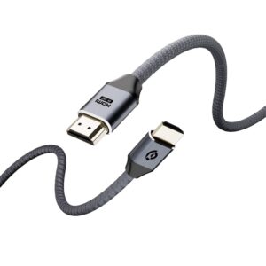 Powerology 8K HDMI Braided Cable 3M - Grey