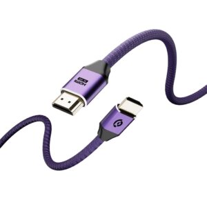 Powerology 8K HDMI Braided Cable 3M - Purple