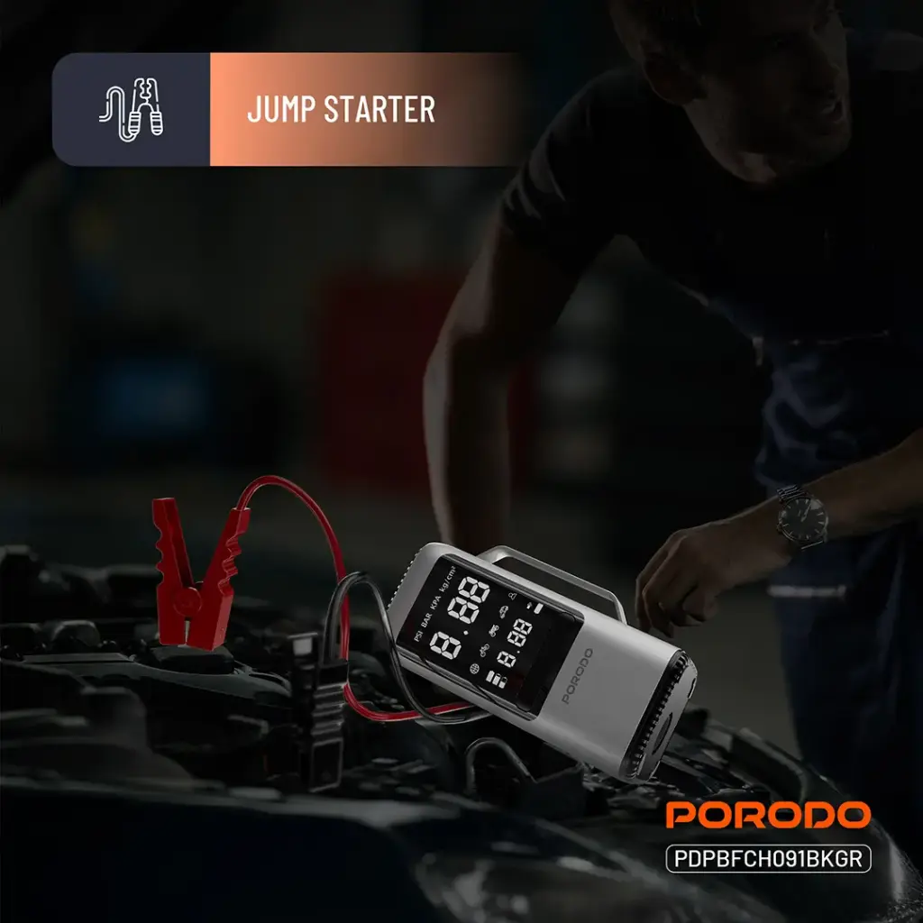 Porodo 6-in-1 Multi Function Power Tool - Black Gray - Image 8