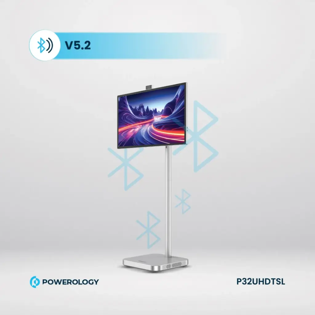 Powerology Android 32” UHD 60Hz Tablet with Stand - Image 3