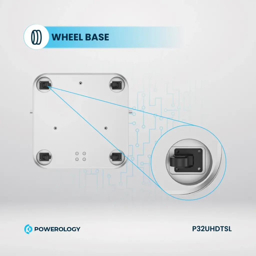 Powerology Android 32” UHD 60Hz Tablet with Stand - Image 5