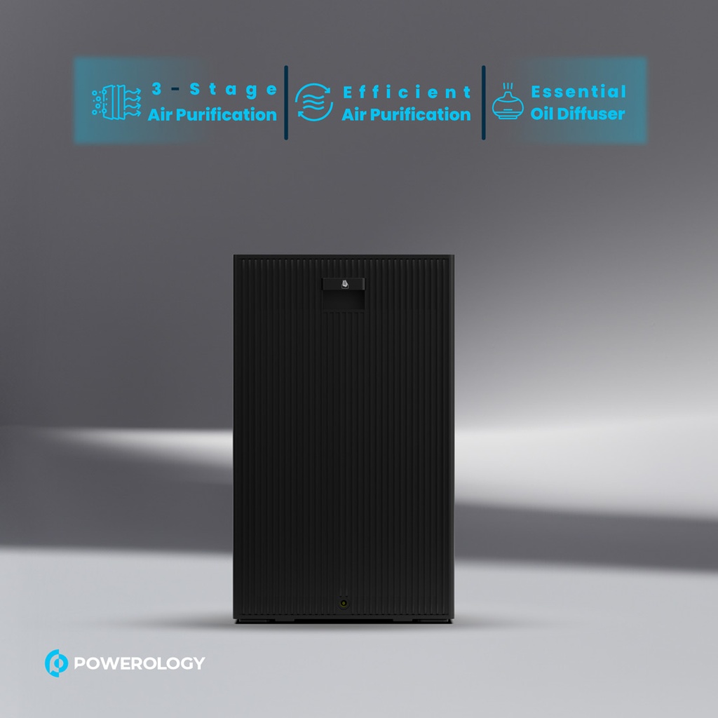 Powerology Smart Air Purifier - Black - Image 2