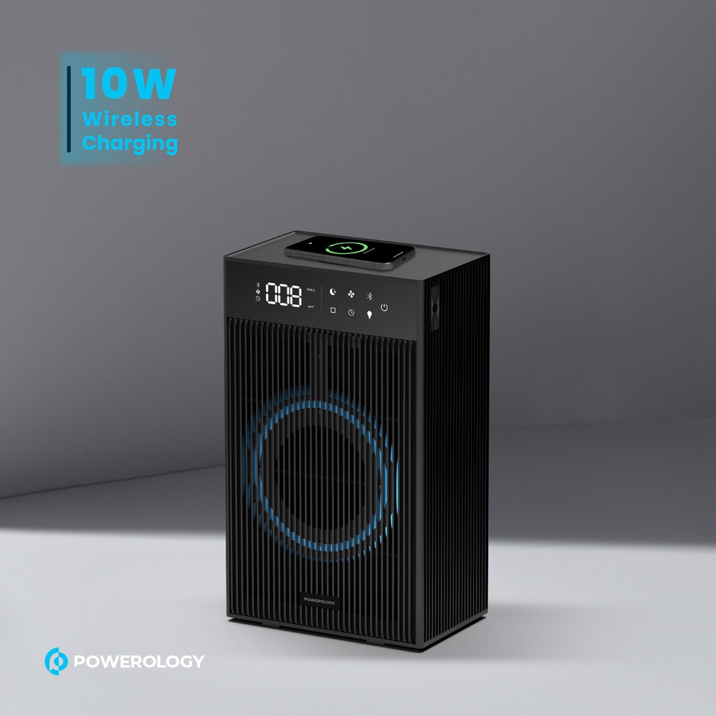 Powerology Smart Air Purifier - Black - Image 4