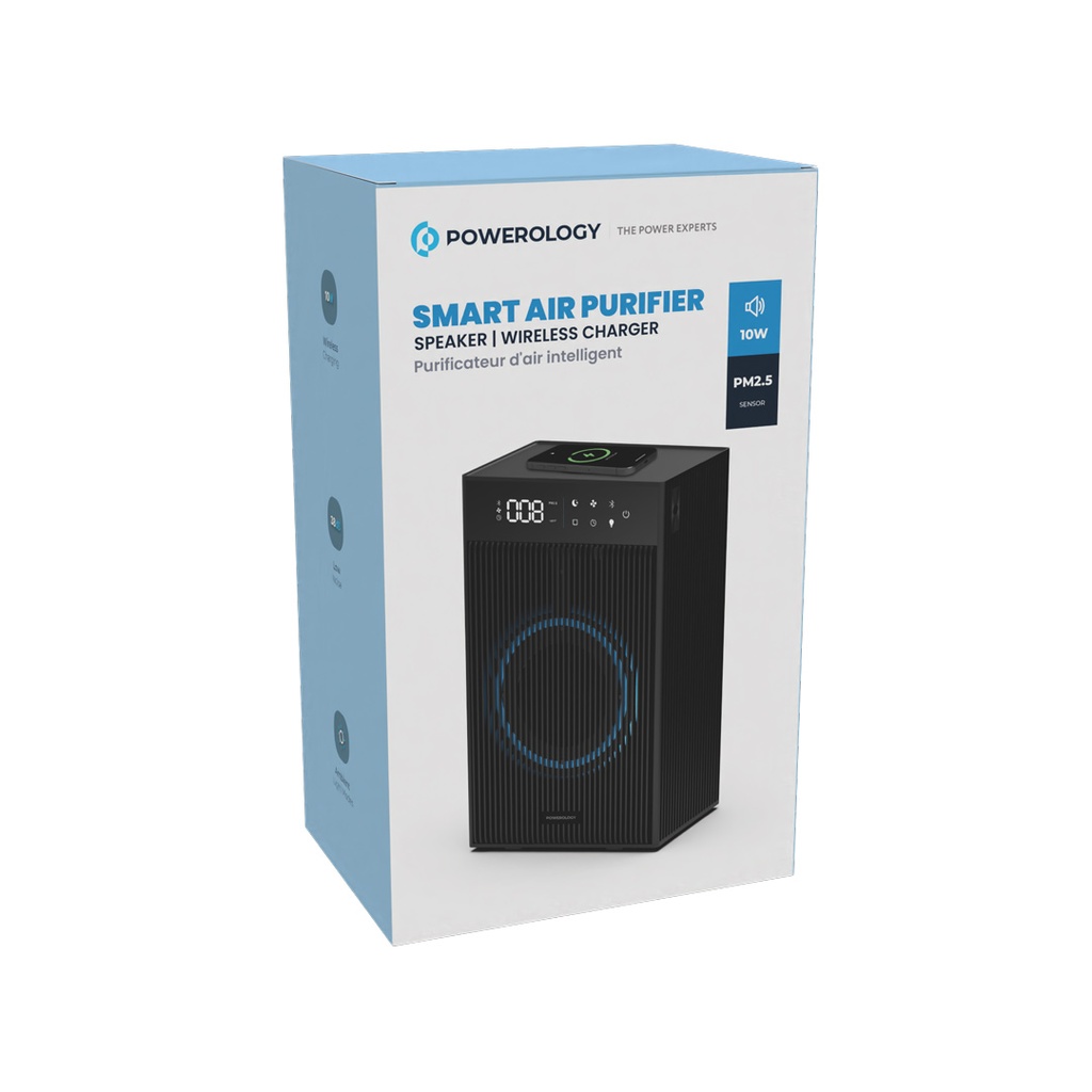 Powerology Smart Air Purifier - Black - Image 5