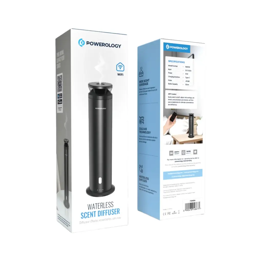 Powerology Waterless Scent Diffuser - Black - Image 2