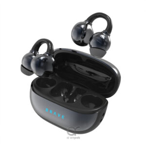 Brave E-31 ClipFit Open Ear Earbuds - Black