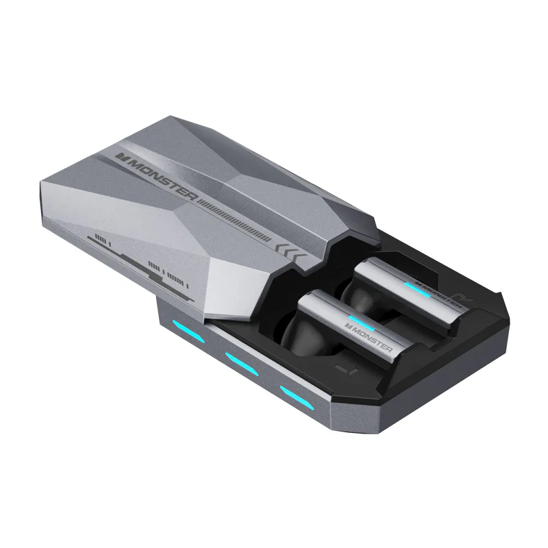 Monster XKT11 Wireless Earbuds - Silver