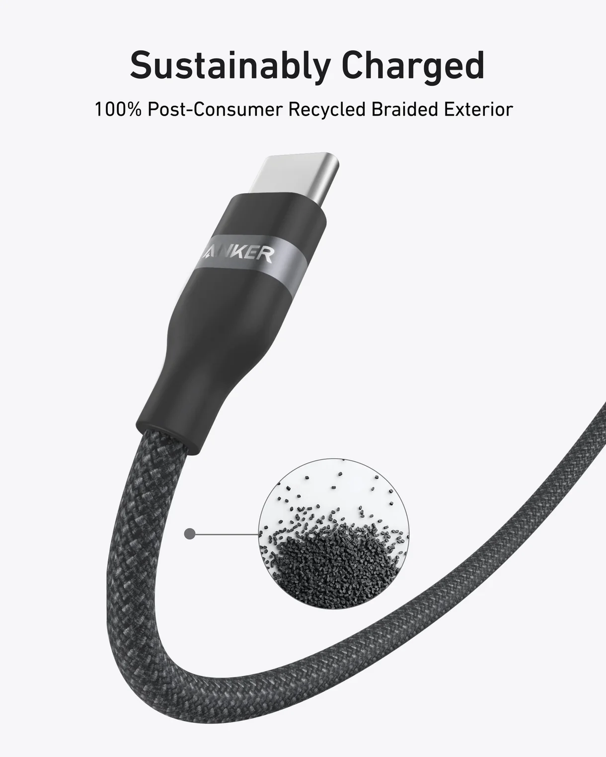Anker USB-C to USB-C (0.9m/3FT) 240W - Black - Image 3