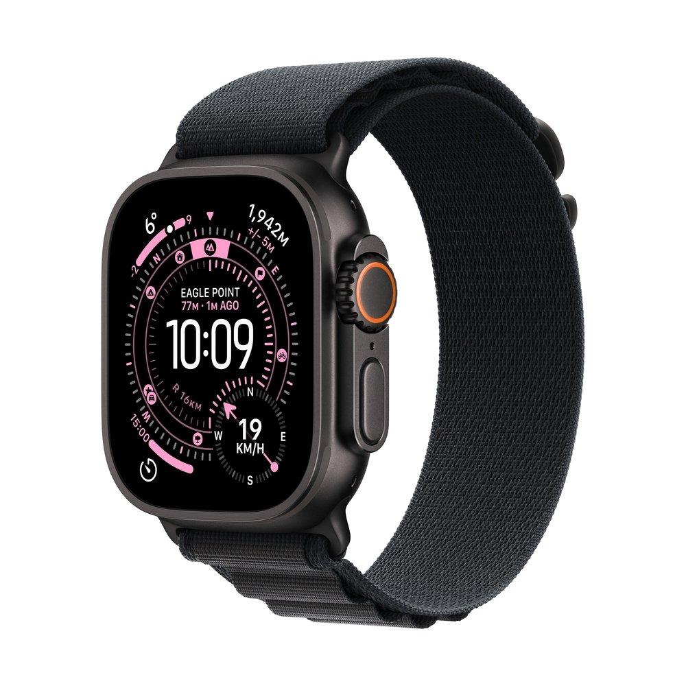 Apple Watch Ultra 3 GPS + Cellular 49mm Black Titanium Case with Black Alpine Loop