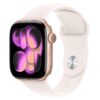 Apple Watch Series 11 GPS + Cellular 42mm Rose Gold Aluminium Case with Light Blush Sport Band