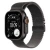 Apple Watch Ultra 3 GPS + Cellular 49mm Black Titanium Case with Black Titanium Milanese Loop - Small