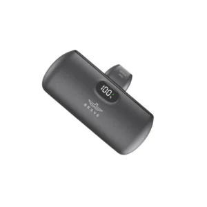 Brave 5000mAh Pocket Pro Mini Portable Power Bank 20W Type-C Connector BP-29 - Black