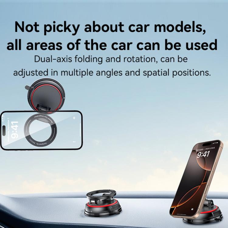YESIDO MAGNETIC CAR PHONE HOLDER WITH SUCTION MOUNT (C219) - Image 3