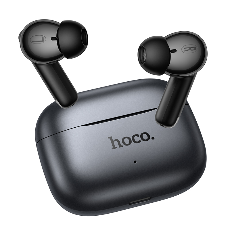 HOCO EQ27 ANC+ENC SMART AI TRANSLATION BLUETOOTH EARPHONE METAL GRAY - Image 6