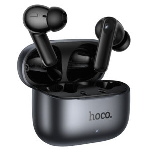 HOCO EQ27 ANC+ENC SMART AI TRANSLATION BLUETOOTH EARPHONE METAL GRAY