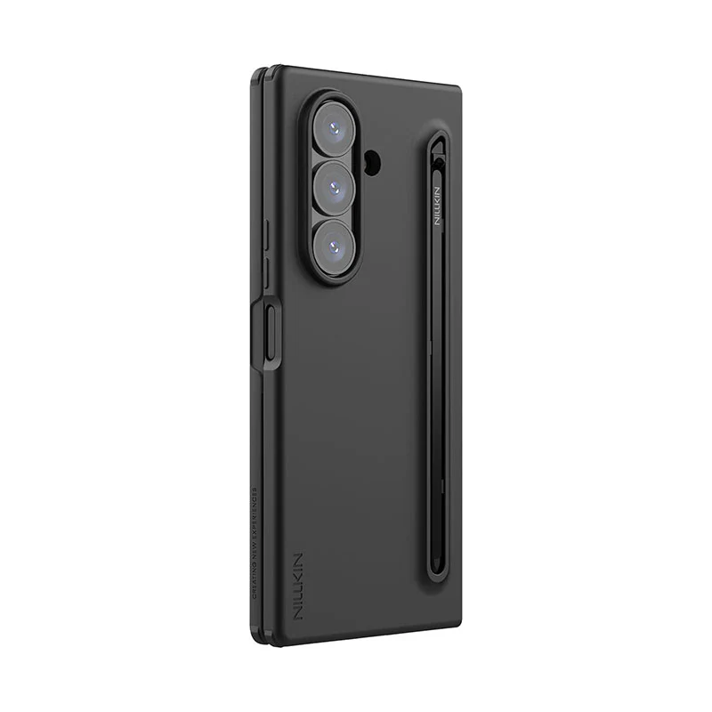 Nillkin Flex Pure Fold Case with Stylus Pen for Galaxy Z Fold 7 - Black - Image 3
