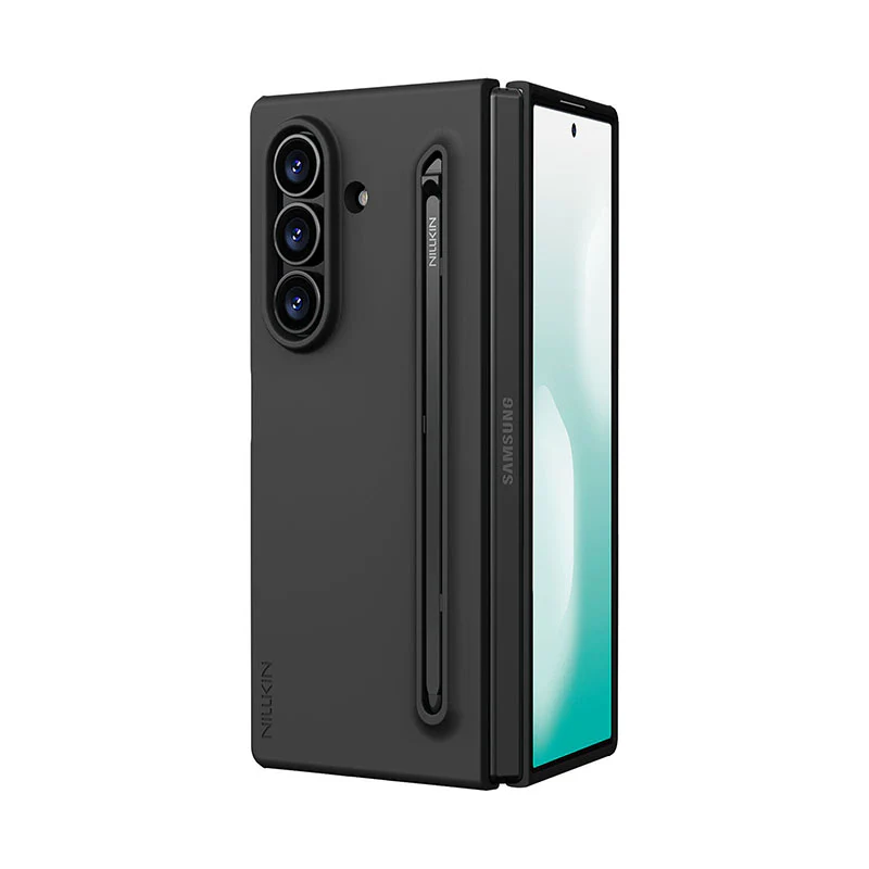 Nillkin Flex Pure Fold Case with Stylus Pen for Galaxy Z Fold 7 - Black - Image 2