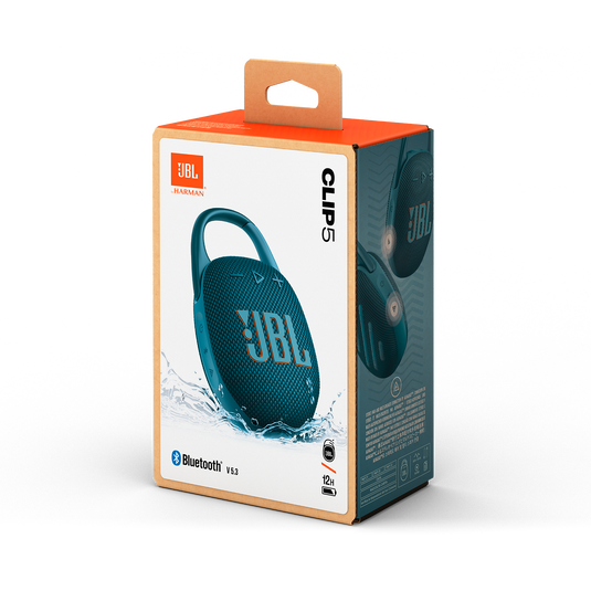 JBL Portable Bluetooth Speaker Clip 5 - Blue - Image 5