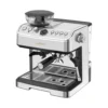 Lepresso Espresso Machine Conical Grinder & Steamer - Silver