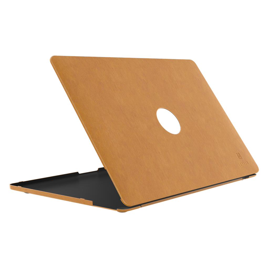 Levelo Gevena Leather Macbook Pro 15.3-inch Cover - Brown - Image 2