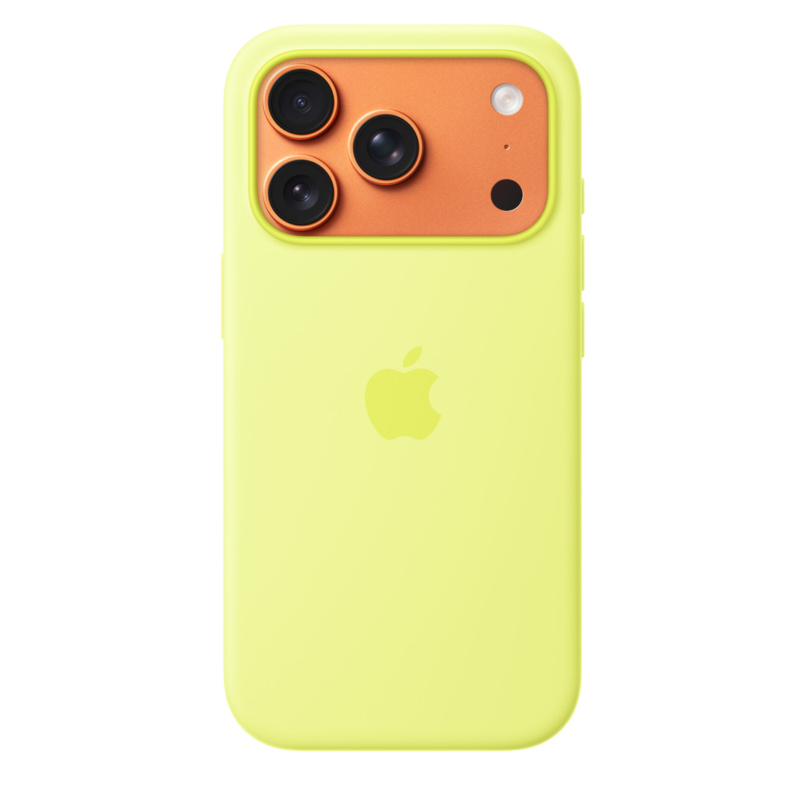 iPhone 17 Pro Silicone Case with MagSafe – Neon Yellow - Image 2