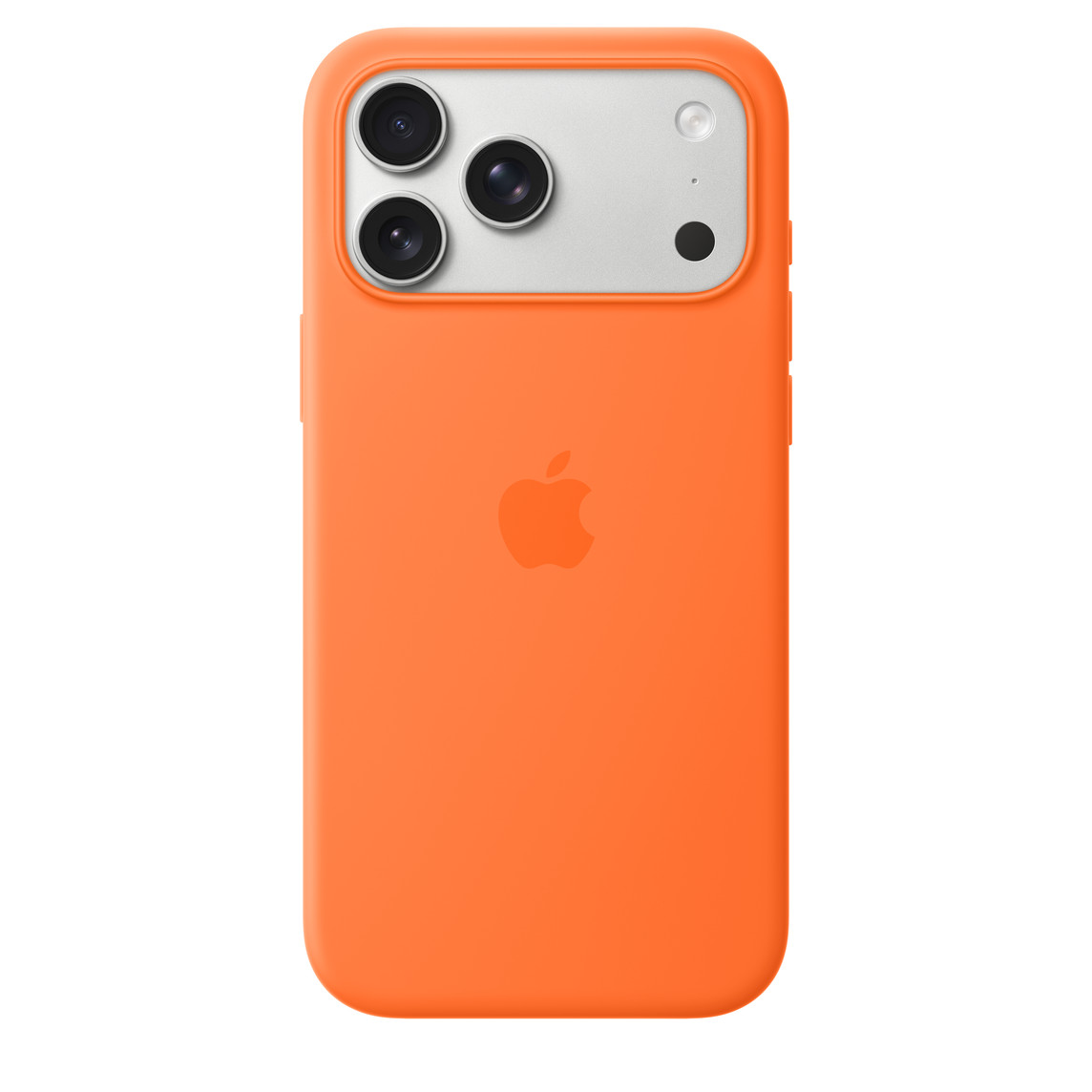 iPhone 17 Pro Max Silicone Case with MagSafe – Orange - Image 2