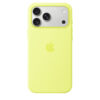 iPhone 17 Pro Max Silicone Case with MagSafe – Neon Yellow
