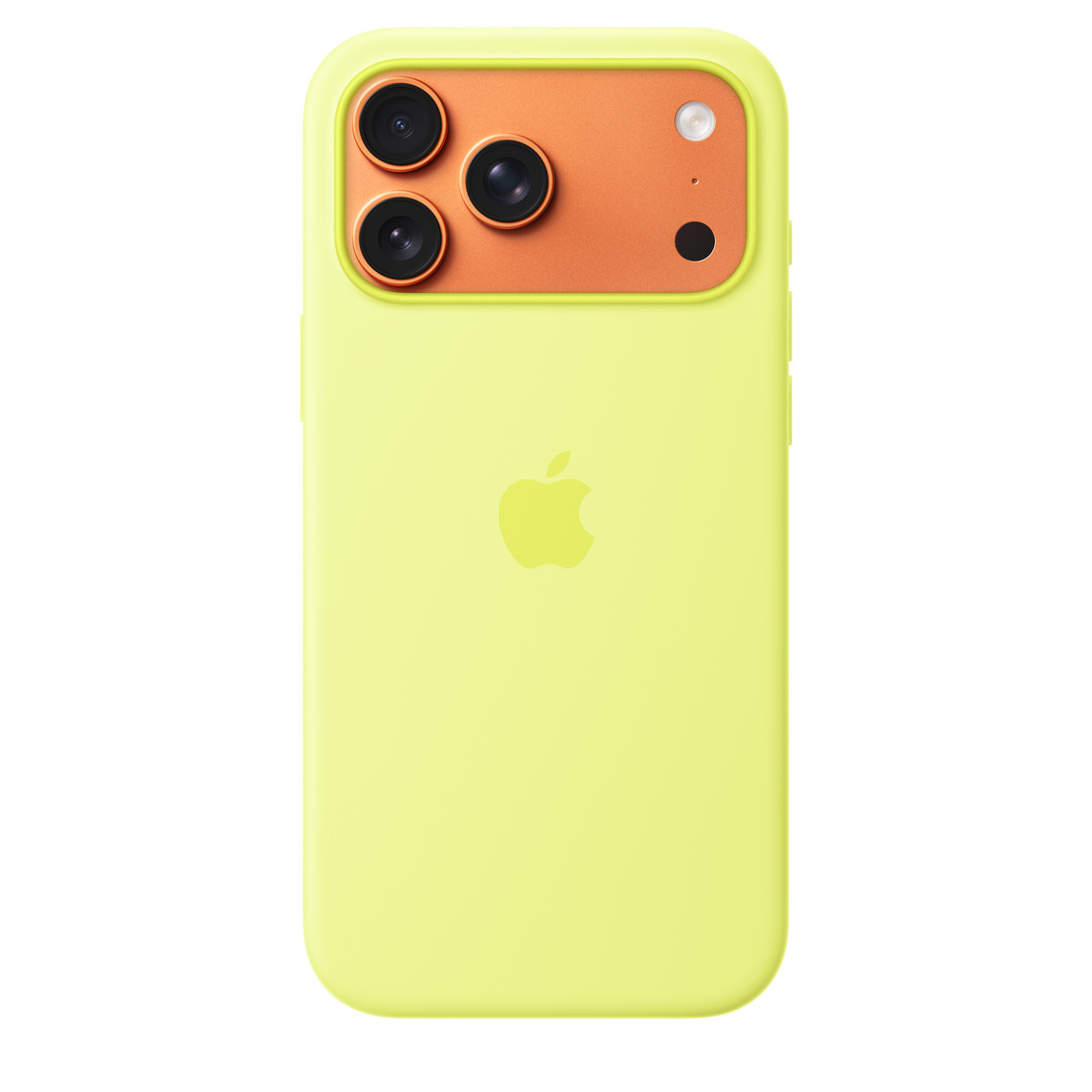iPhone 17 Pro Max Silicone Case with MagSafe – Neon Yellow - Image 2