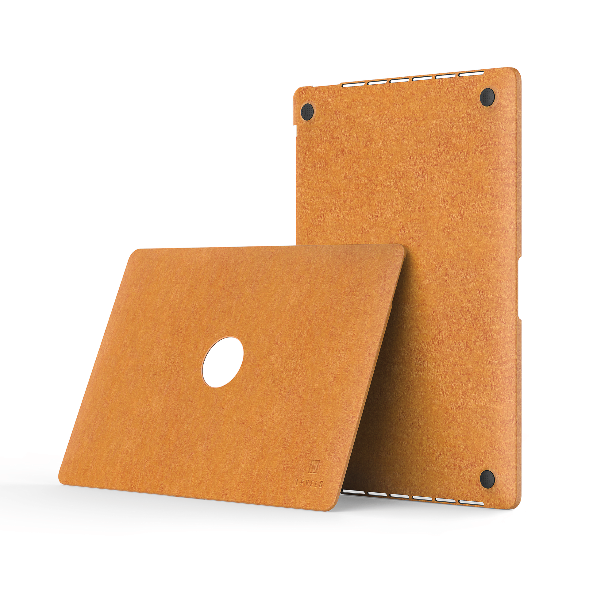 Levelo Gevena Leather Macbook Pro 15.3-inch Cover - Brown