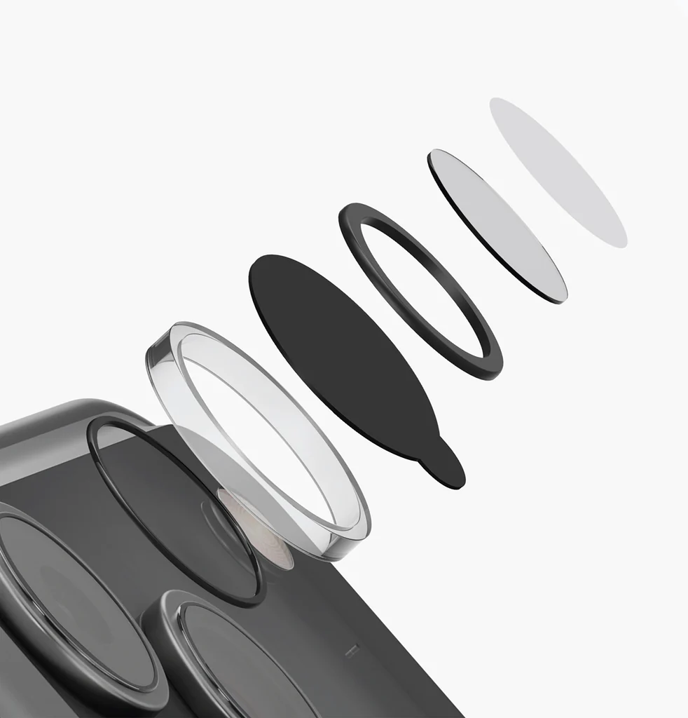 Uniq Optix ClearShield Camera Lens Protector For Iphone 17 Pro / 17 Pro Max - Clear - Image 3