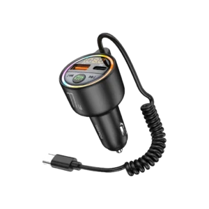 Powero Plus FM Transmitter With Built-in USB-C Cable 65W