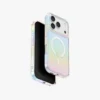 Uniq Iridescia Holographic Case with MagClick Compatibility for Iphone 17 Pro Max - Holo Quartz