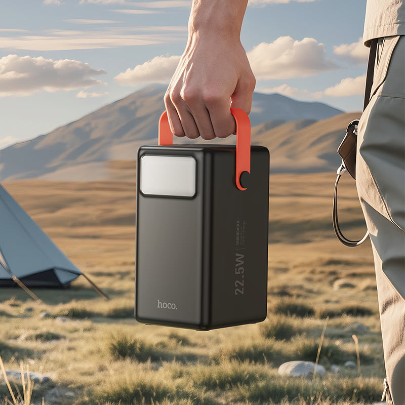 HOCO J142 SURPASS 100000MAH 22.5W PD20W FULLY COMPATIBLE POWER BANK BLACK - Image 6