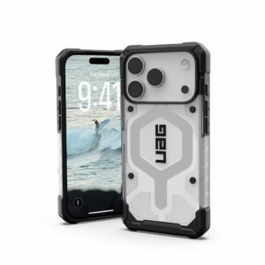 UAG iPhone 17 Pro Pathfinder Clear Magsafe Case - Ice/Silver