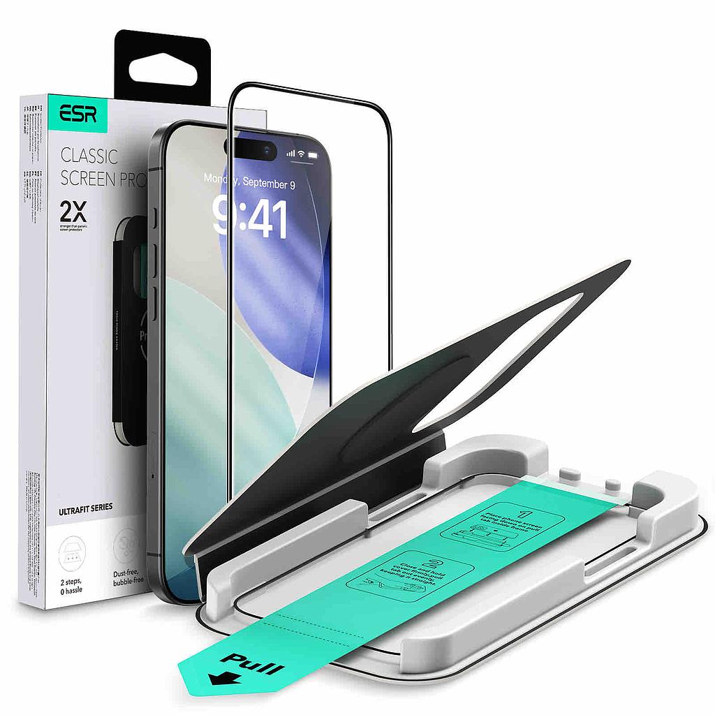 ESR iPhone 17 Pro Tempered Glass Screen Protector - Clear