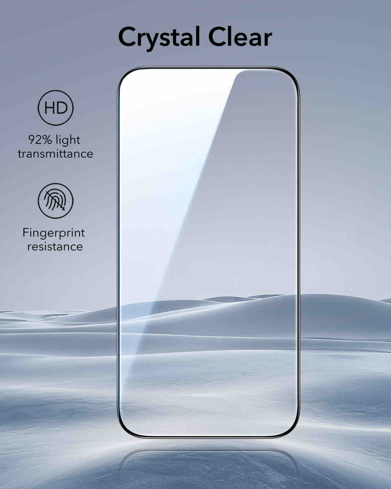 ESR iPhone 17 Pro Tempered Glass Screen Protector - Clear - Image 7