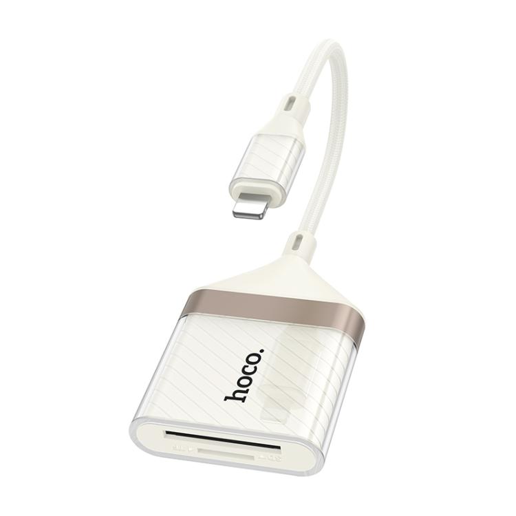 Hoco UA40 Crystal 2-in-1 8 Pin to SD and TF Card Reader - Image 3