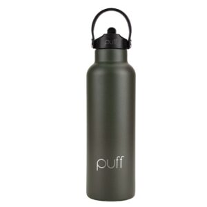 Puff Matte Sipping+ Bottle 750ml - Army Green