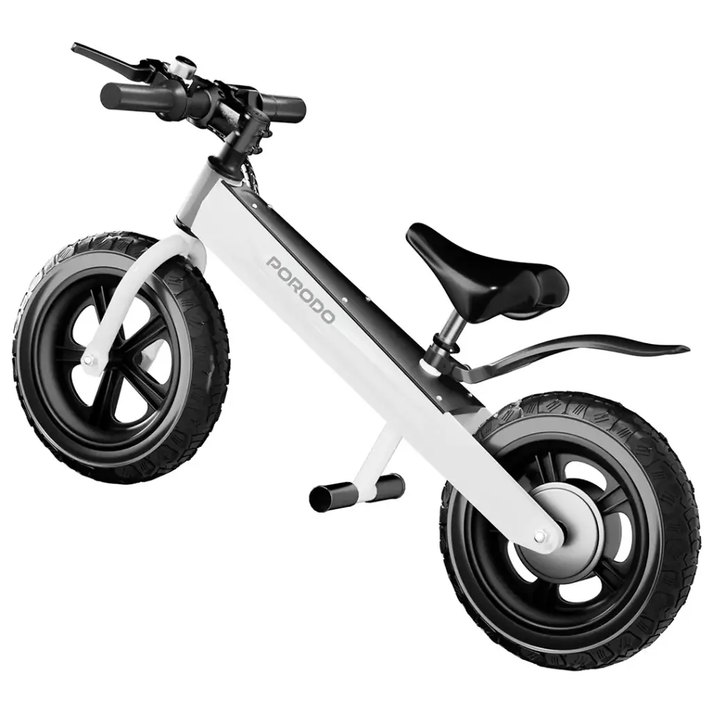 Porodo Lifestyle JoyCruiser Kids Electric Bike - White - Image 2